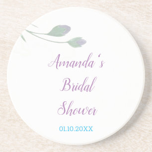 Dessous De Verre En Grès Chic Mariage Minimaliste Floral