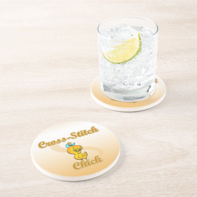 Dessous De Verre En Grès Chick croisé (Côté)