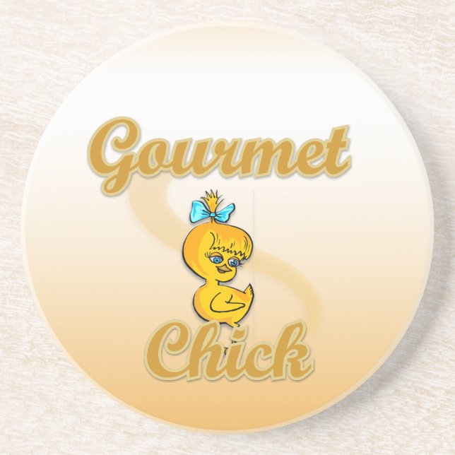 Dessous De Verre En Grès Chick Gourmet (Devant)