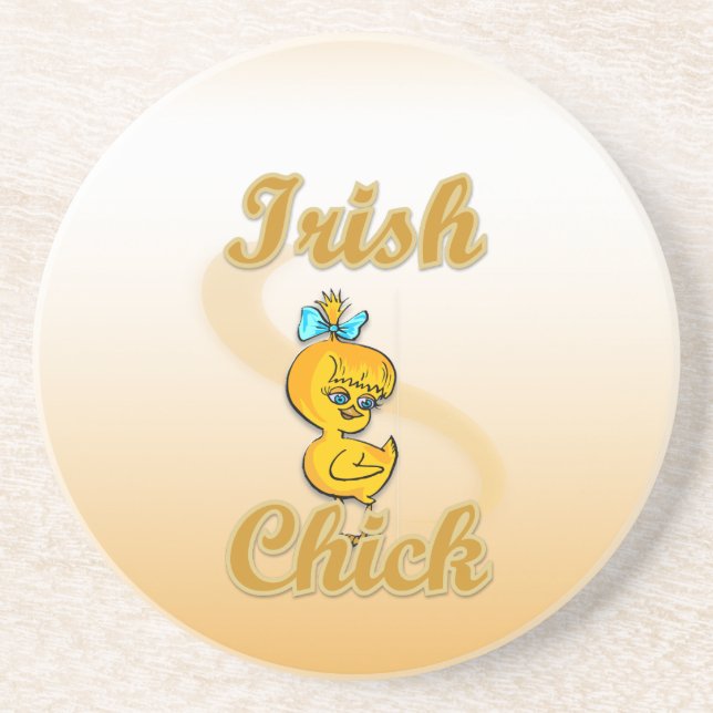 Dessous De Verre En Grès Chick irlandais (Devant)