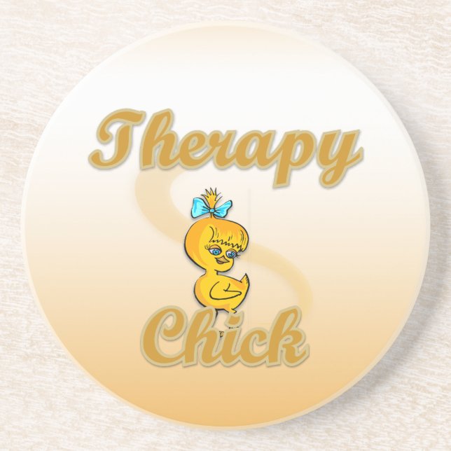Dessous De Verre En Grès Chick thérapeutique (Devant)