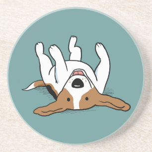 Dessous De Verre En Grès Chien de dessin animé Beagle mignon
