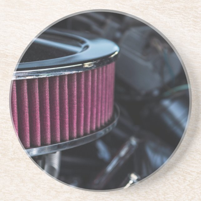 Dessous De Verre En Grès Chrome Air Intake (Devant)