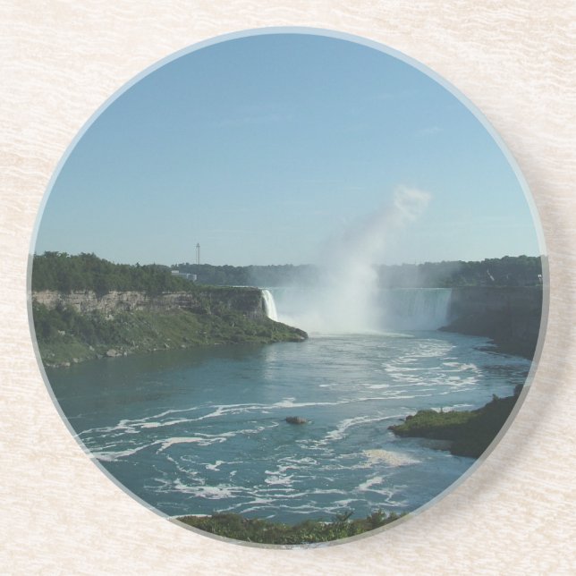 Dessous De Verre En Grès Chutes du Niagara (Devant)