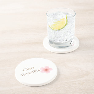 Dessous De Verre En Grès Ciao Beau, Cadeau Floral Élégant