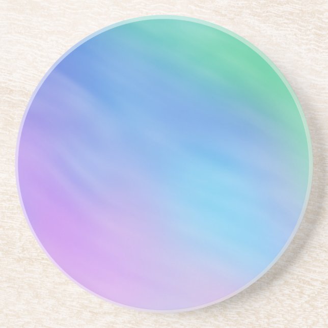 Dessous De Verre En Grès Ciel bleu ciel doux (Devant)