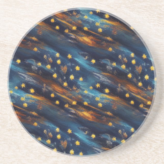 Dessous De Verre En Grès Ciel des étoiles (Devant)