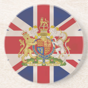 Dessous De Verre En Grès Cimetière royal de Union Jack