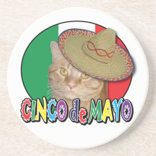 Dessous De Verre En Grès Cinco de Mayo