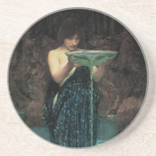 Dessous De Verre En Grès Circé Invidieuse par John William Waterhouse