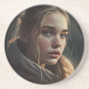 Dessous De Verre En Grès Circle