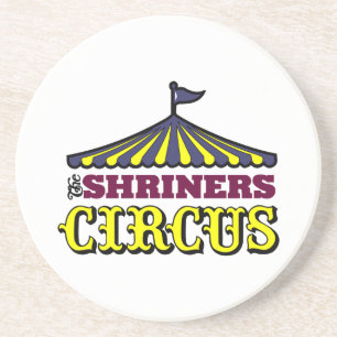 Dessous De Verre En Grès Cirque de Shriners