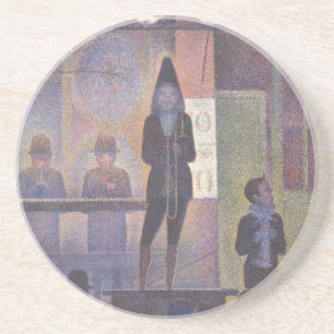Dessous De Verre En Grès Cirque forain par Georges Seurat, Art ancien