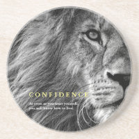 Citation de confiance des yeux de lion Inspiration