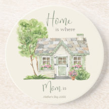 Citation de la fête des mères sucrées Aquarelle