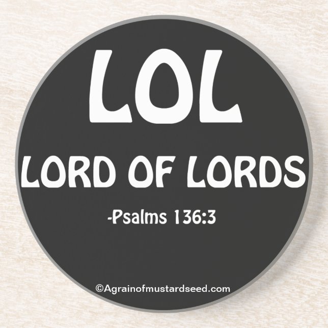 Dessous De Verre En Grès Citations chrétiennes inspirantes (Devant)