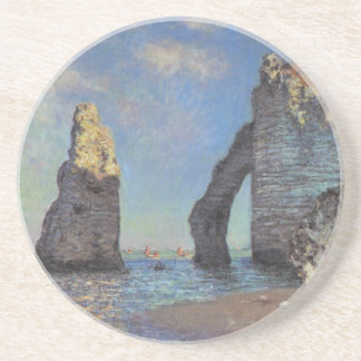 Dessous De Verre En Grès Claude Monet Cliffs at Etretat Impressionist Paint