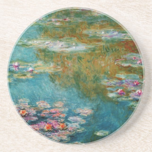 Dessous De Verre En Grès Claude Monet, Lily Pond à Giverny (Devant)