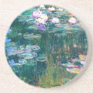 Dessous De Verre En Grès Claude Monet Water Lilies 1917