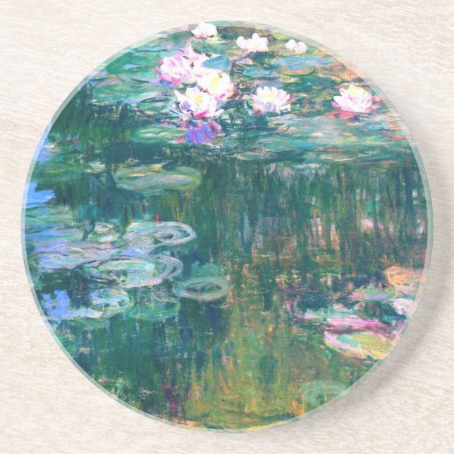 Dessous De Verre En Grès Claude Monet Water Lilies 1917 (Devant)