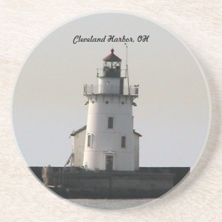 Dessous De Verre En Grès Cleveland Lighthouse Coaster
