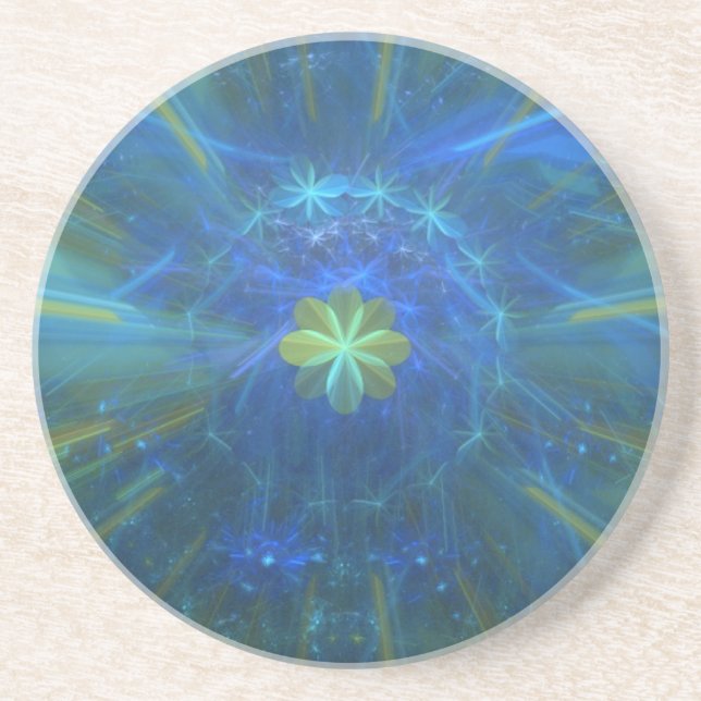 Dessous De Verre En Grès Clover à huit feuilles magiques (Devant)