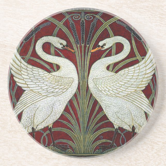 Dessous De Verre En Grès coaster Sand stone Coaster Art Nouveau (Devant)