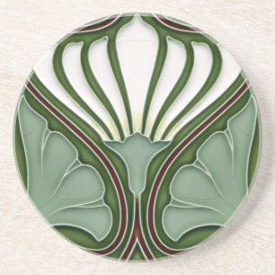 Dessous De Verre En Grès coaster Sand stone Coaster Art Nouveau