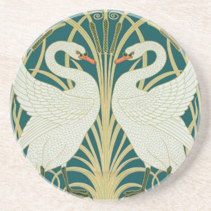Dessous De Verre En Grès coaster Sand stone Coaster Art Nouveau
