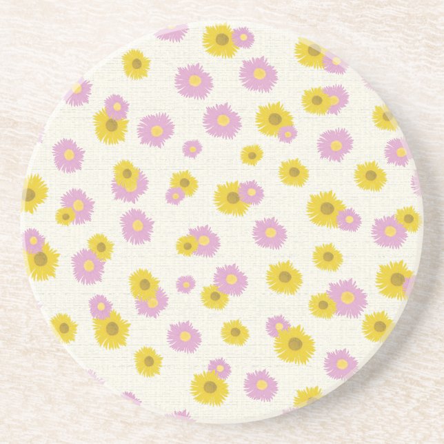 Dessous De Verre En Grès Coaster Tournesol (Devant)
