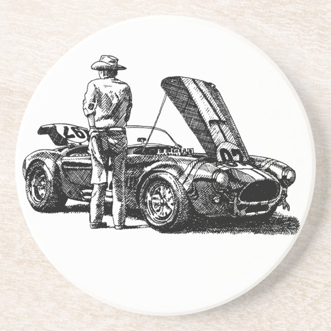 Dessous De Verre En Grès Cobra (Devant)