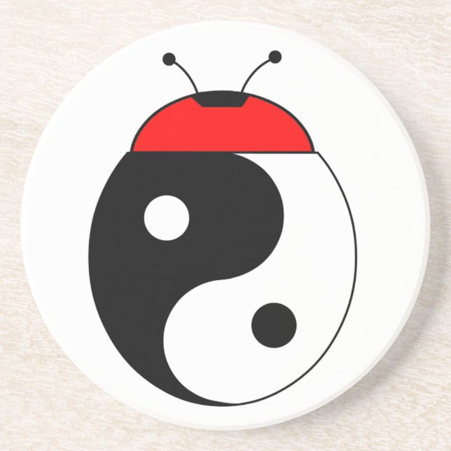 Dessous De Verre En Grès coccinelle harmonia (Devant)