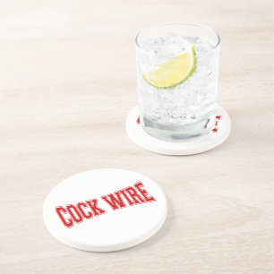 DESSOUS DE VERRE EN GRÈS COCKWIRE