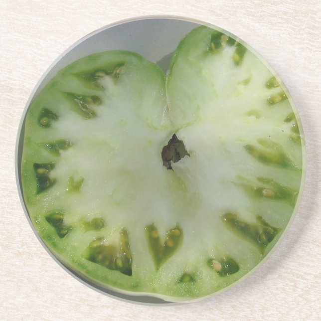 Dessous De Verre En Grès Coeurs de tomates (Devant)