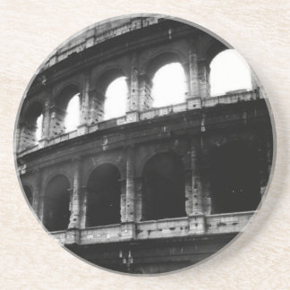 Dessous De Verre En Grès Colisée noire blanche Empire romain