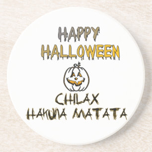 Dessous De Verre En Grès Collection Chill et Relaxe Joy Halloween