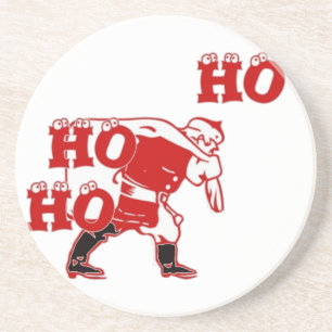 Dessous De Verre En Grès Collection Père Noël Ho Ho Ho Ho