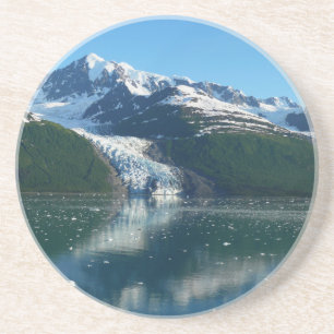 Dessous De Verre En Grès College Fjord II Belle photographie de l'Alaska