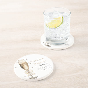 Dessous De Verre En Grès Colliers & Prosecco Enterrement de vie de jeune f