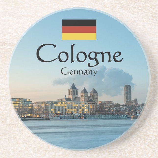 Dessous De Verre En Grès Cologne Allemagne (Devant)