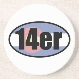 Dessous De Verre En Grès Colorado 14ers