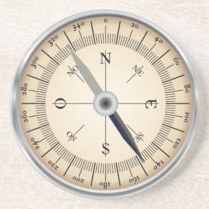 Dessous De Verre En Grès Conception Compass