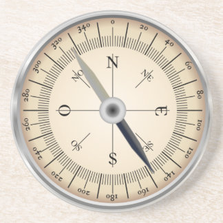 Dessous De Verre En Grès Conception Compass