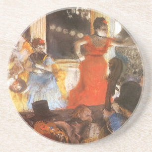 Dessous De Verre En Grès Concert Café aux Ambassadeurs par Edgar Degas