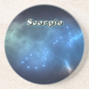 Dessous De Verre En Grès constellation de scorpion