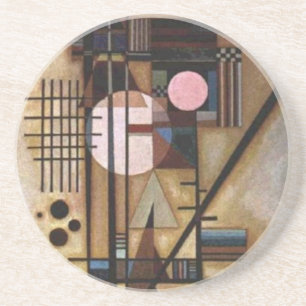 Dessous De Verre En Grès Construction adoucie Kandinsky