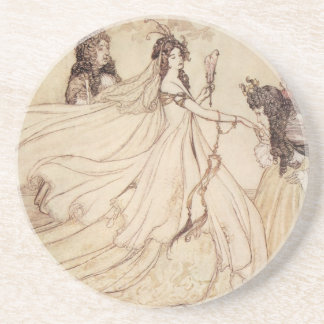 Dessous De Verre En Grès Contes de fées vintages, Cendrillon par Arthur Rac