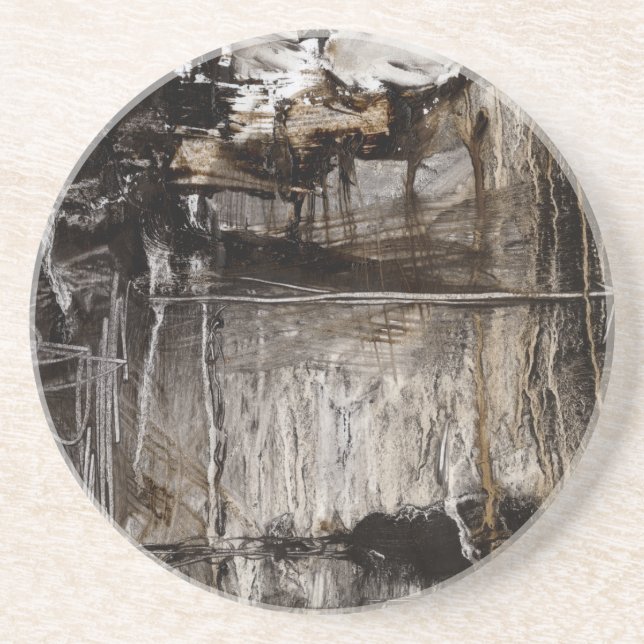 Dessous De Verre En Grès Continuum II (Devant)