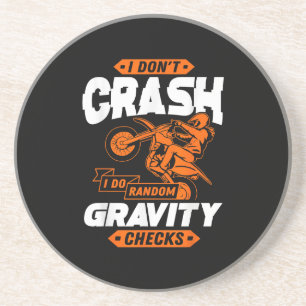Dessous De Verre En Grès Contrôles de gravité aléatoires - Motocross & Dirt
