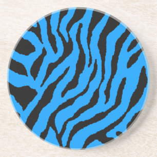 Dessous De Verre En Grès Corey Tiger 80s Rétro Rayures de Tigre